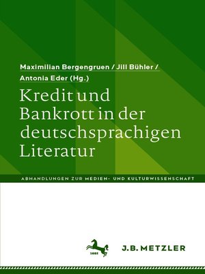 cover image of Kredit und Bankrott in der deutschsprachigen Literatur